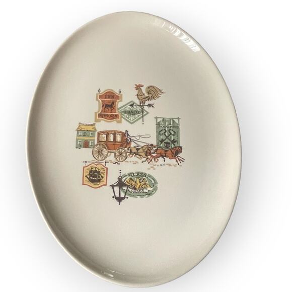 Vintage Taylor Smith/ Taylor Ever /Yours Cape Cod Serving Platter Oval - Picture 1 of 2